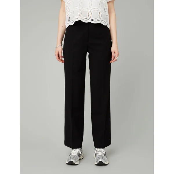 Pantalon tailleur droit Noir