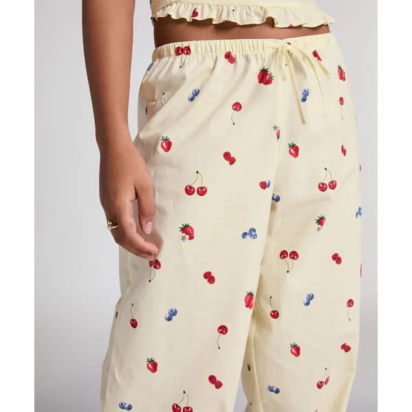 Pantalon tissé - Jaune
