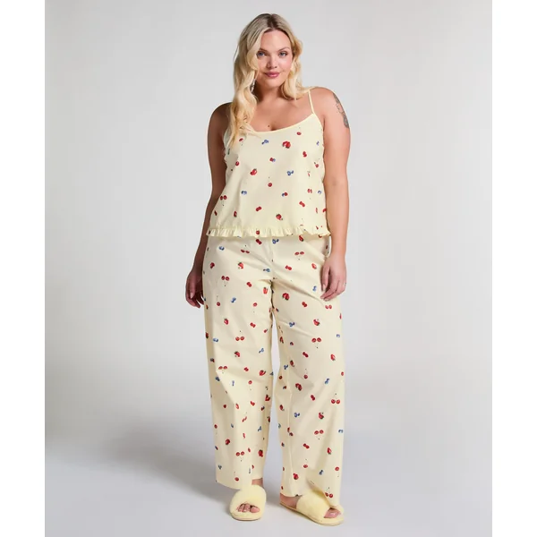 Pantalon tissé - Jaune