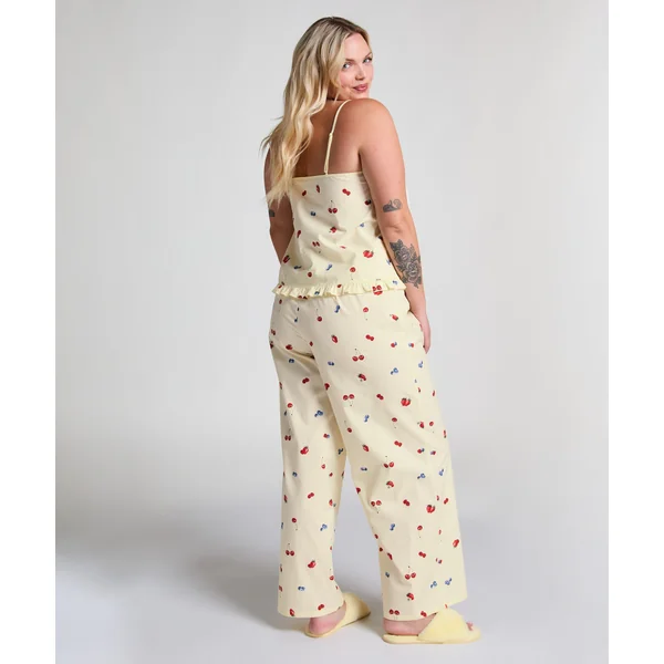 Pantalon tissé - Jaune