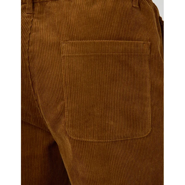 Pantalon velours Camel