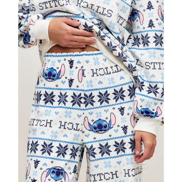 Pantalon velours Stitch