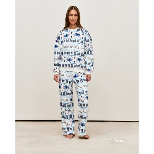 Pantalon velours Stitch