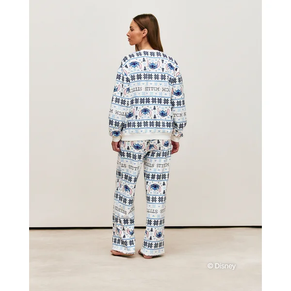 Pantalon velours Stitch