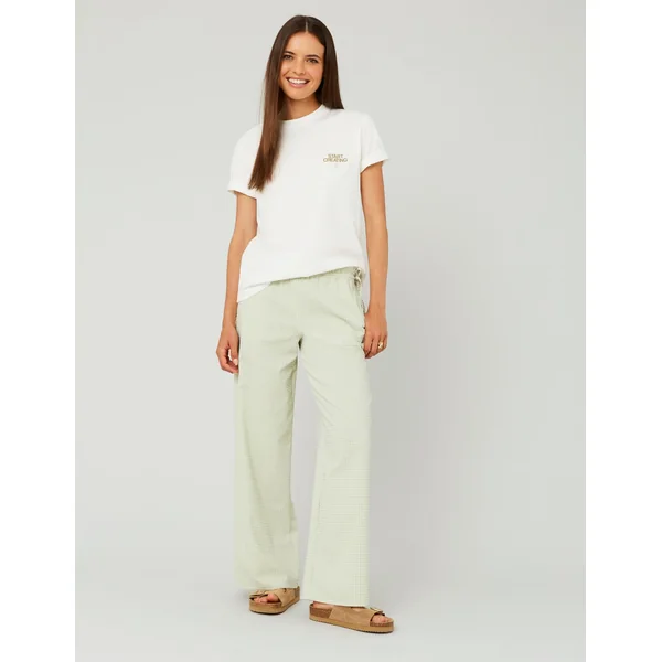 Pantalon vichy Vert clair