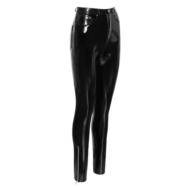 Pantalon vinyle noir