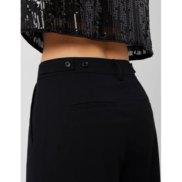 Pantalon à pince ajustable Noir