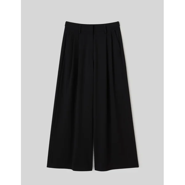 Pantalon à pince ajustable Noir