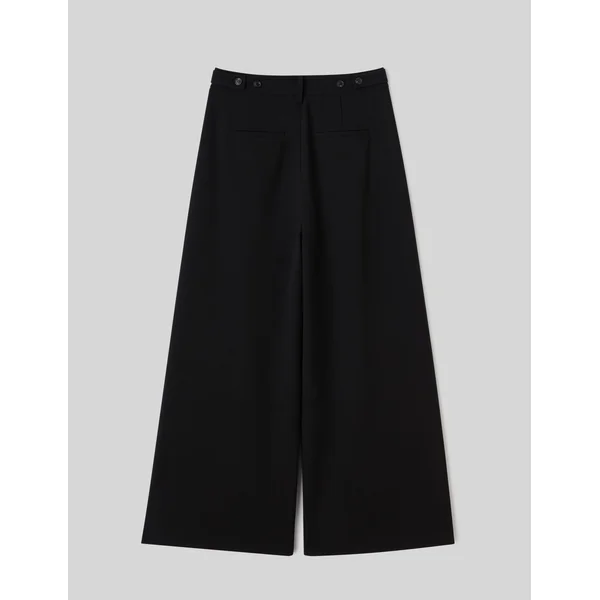 Pantalon à pince ajustable Noir