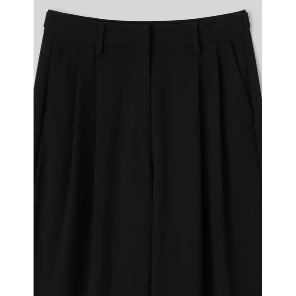 Pantalon à pince ajustable Noir