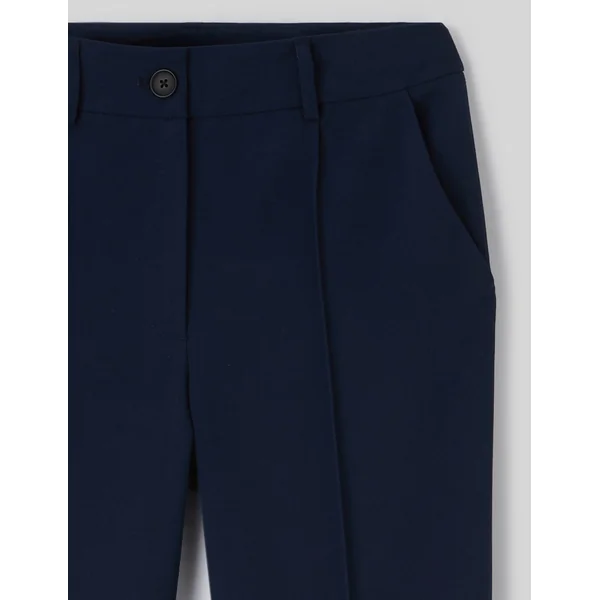 Pantalon à revers Bleu foncé