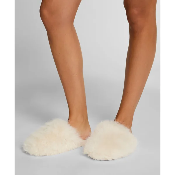 Pantoufles Isabella - Blanc