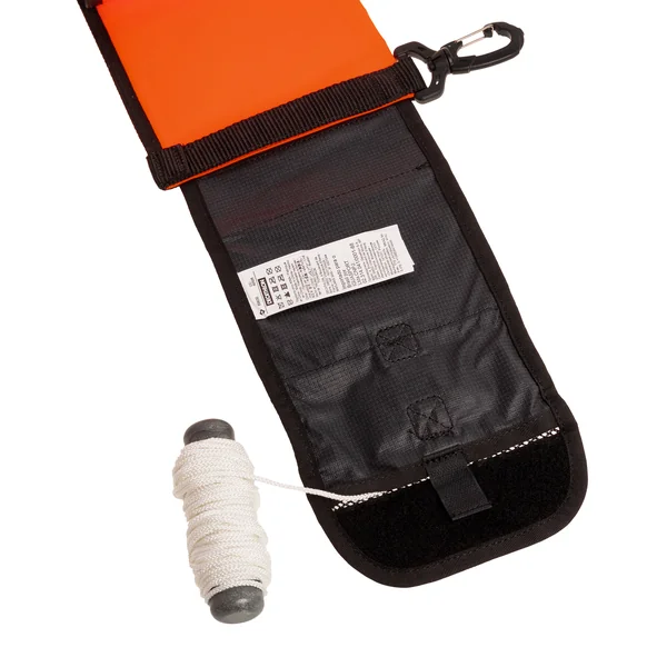 Parachute de plongée SCD Orange avec lest 140 grammes