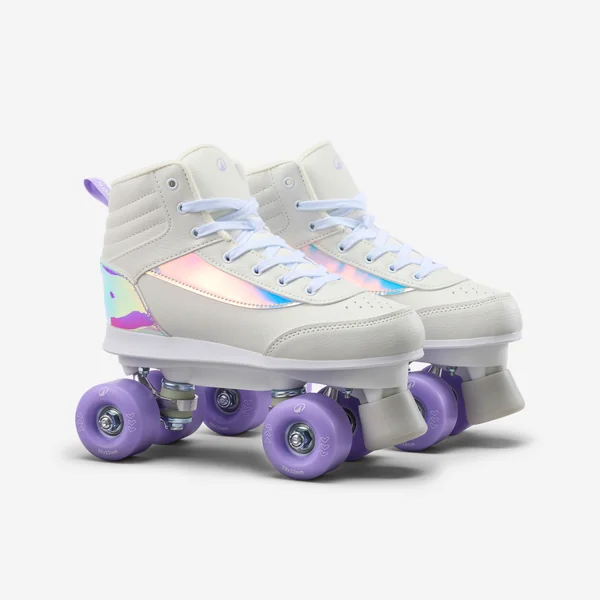 Patin à roulettes quad 100 lila