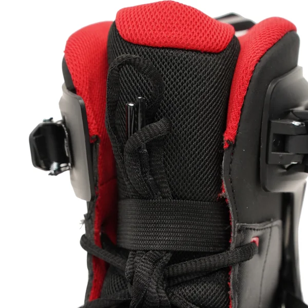 Patins à glace adulte FIT500 homme noir et rouge