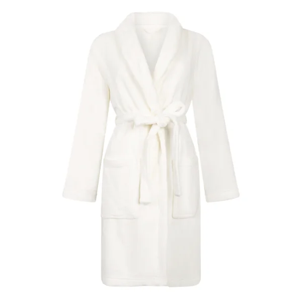 Peignoir en polaire - Blanc