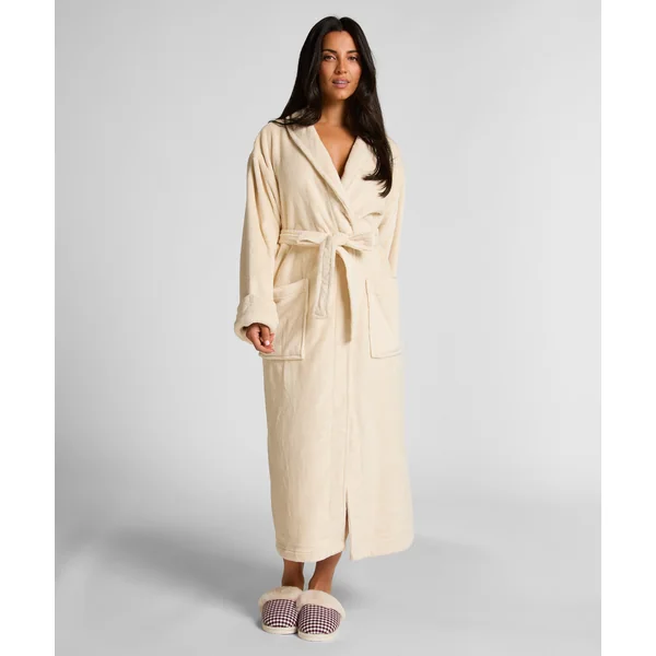 Peignoir en polaire douce - Blanc