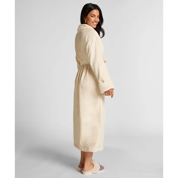 Peignoir en polaire douce - Blanc