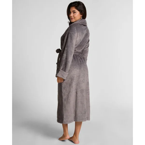 Peignoir en polaire douce - Gris