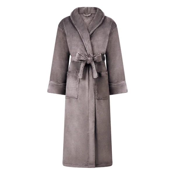 Peignoir en polaire douce - Gris