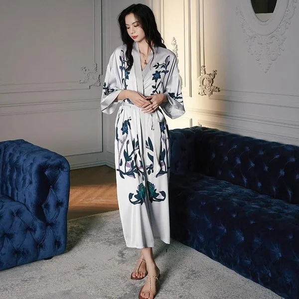 Peignoir Femme Long et Chaud