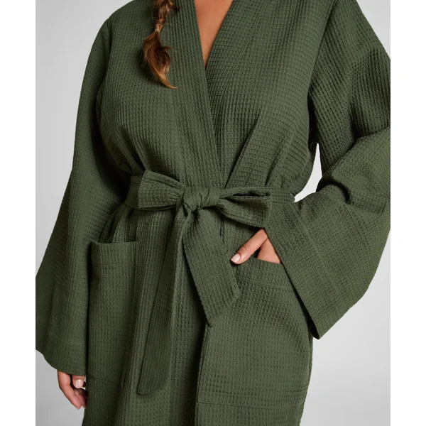 Peignoir gaufré - Vert