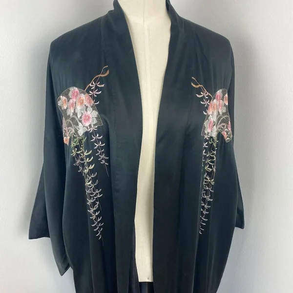 Peignoir Japonais Soie Femme