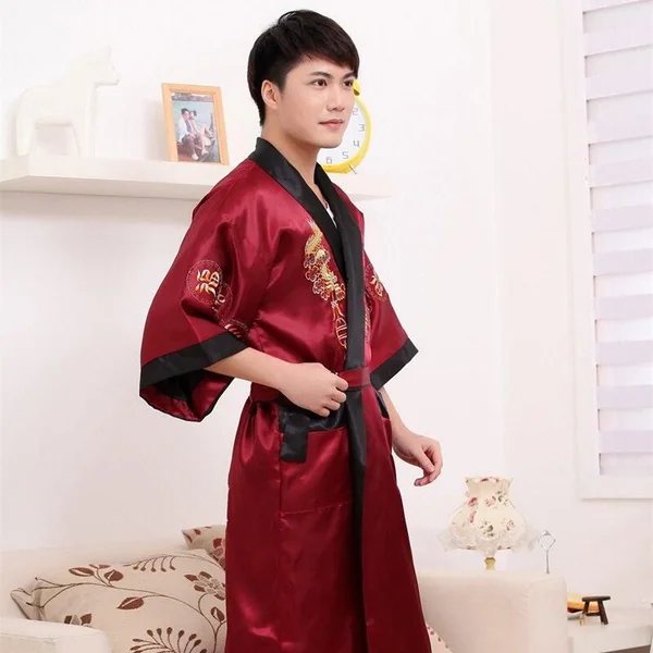 Peignoir Kimono Chinois Homme