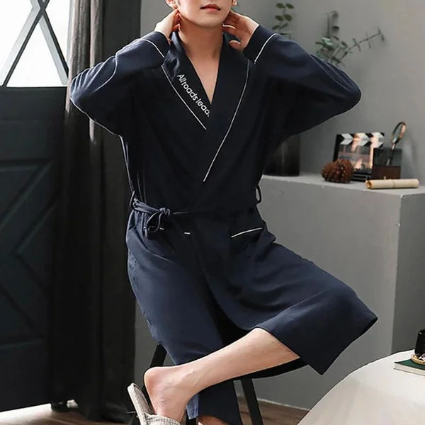 Peignoir Kimono Coton Homme