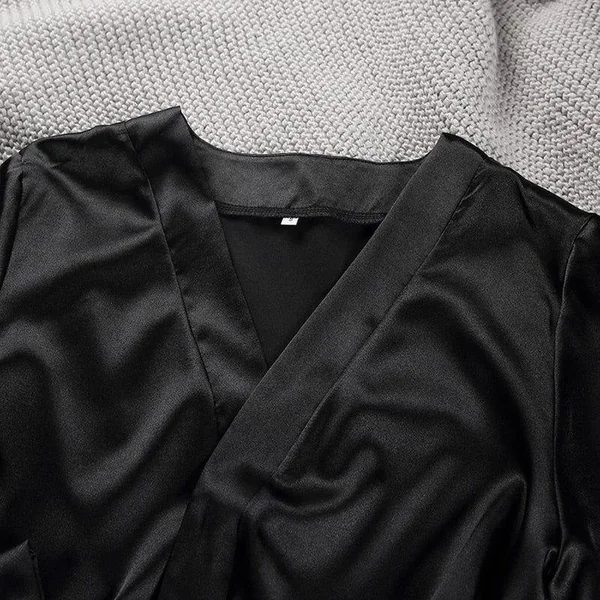 Peignoir Kimono Noir