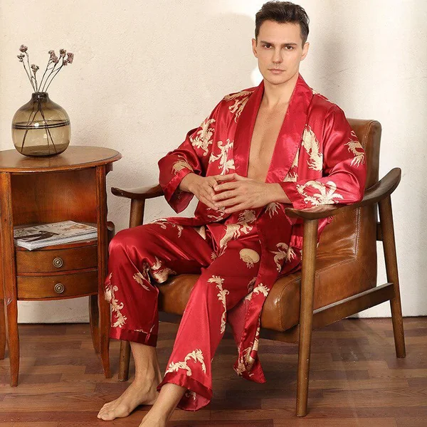 Peignoir Kimono Rouge