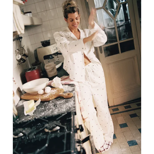 Petit Pantalon de Pyjama Gui - Blanc