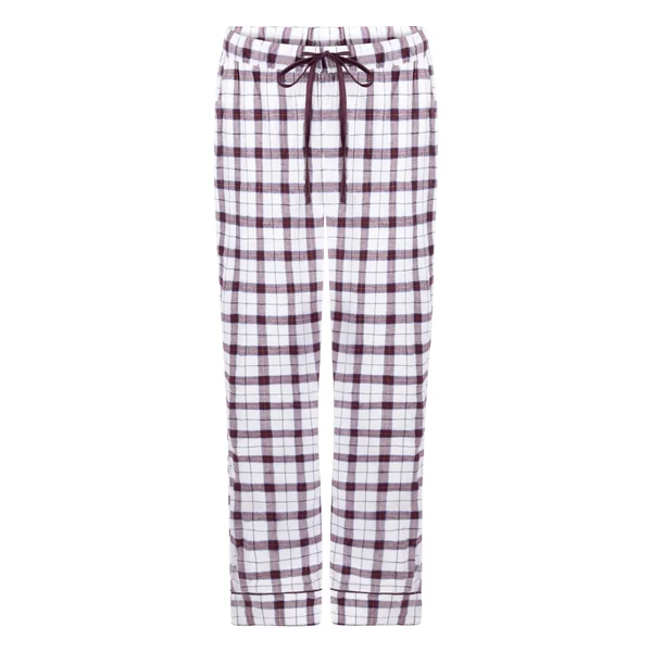Petite pantalon de Pyjama Flanelle - Blanc