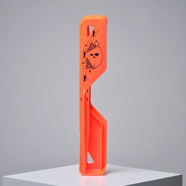 PIQUET DE BATTUE ORANGE + RALLONGE 65 CM