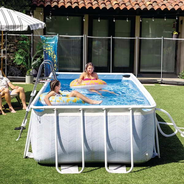 Piscine Chevron 4,00 x 2,00 x 1,00 m
