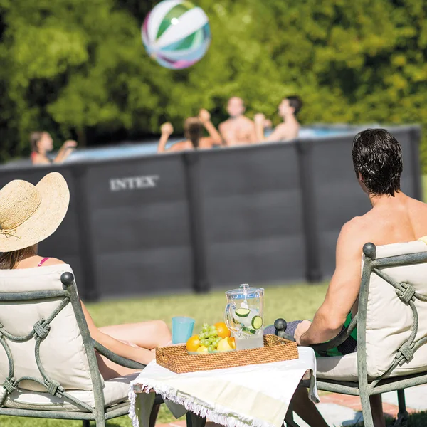 Piscine Graphite 4,00 x 3,00 x 1,24 m