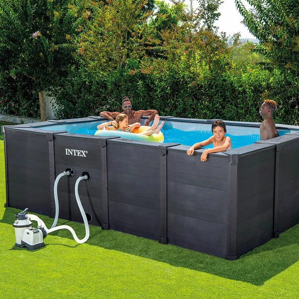 Piscine Graphite 4,00 x 3,00 x 1,24 m
