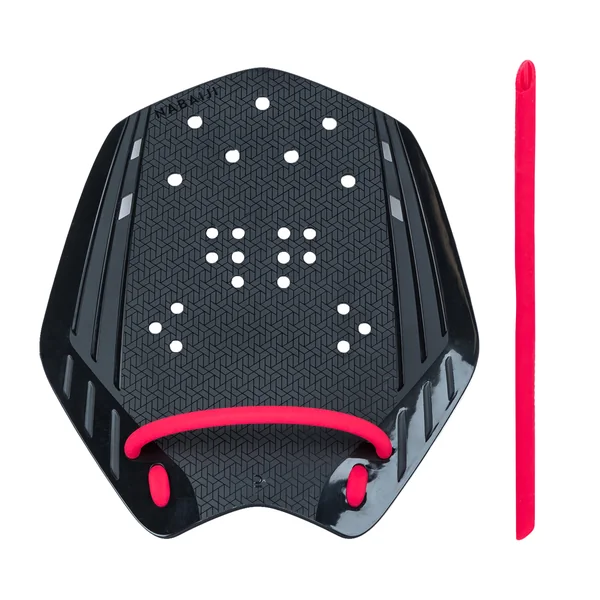 Plaquettes de natation 900 xl noir rouge