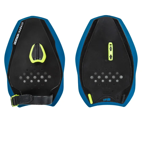 Plaquettes de natation quick-in 500 taille s bleu jaune
