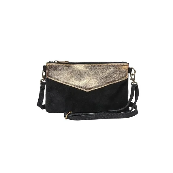 Pochette Bohème Cuir Suède
