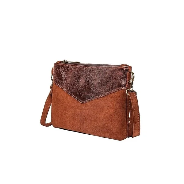 Pochette Bohème Cuir Suède