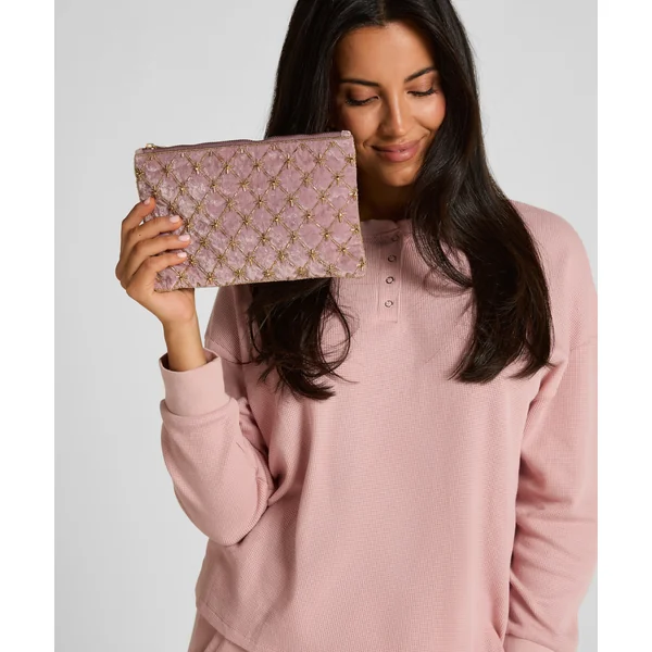 Pochette en perles - Rose
