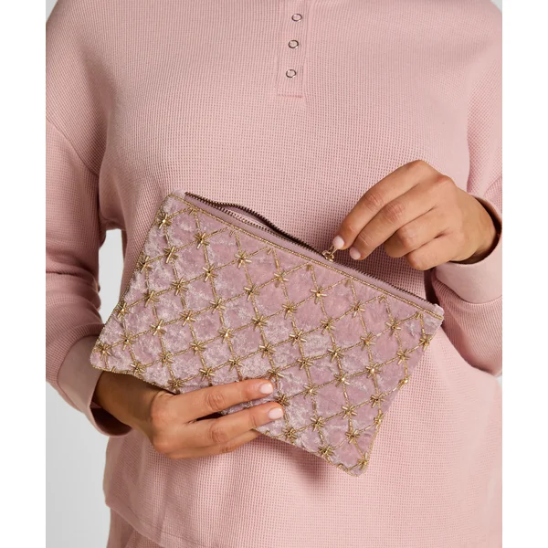 Pochette en perles - Rose