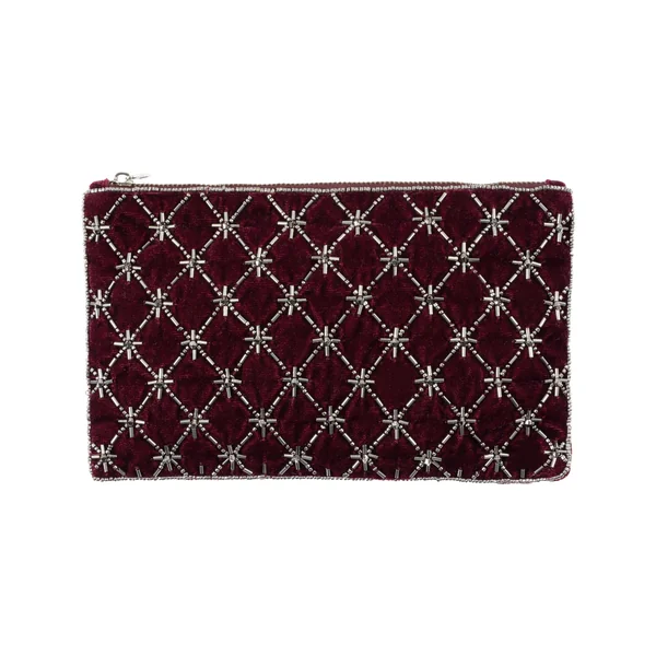 Pochette en perles - Violet