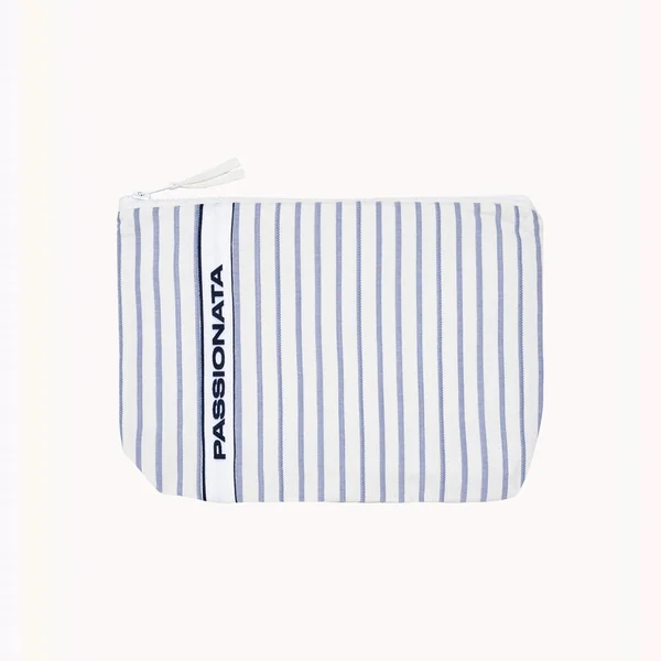 Pochette à rayures Fiona bleu en viscose Passionata FIONA