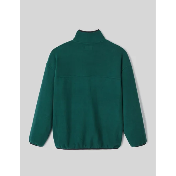 Polaire col montant zippé Vert