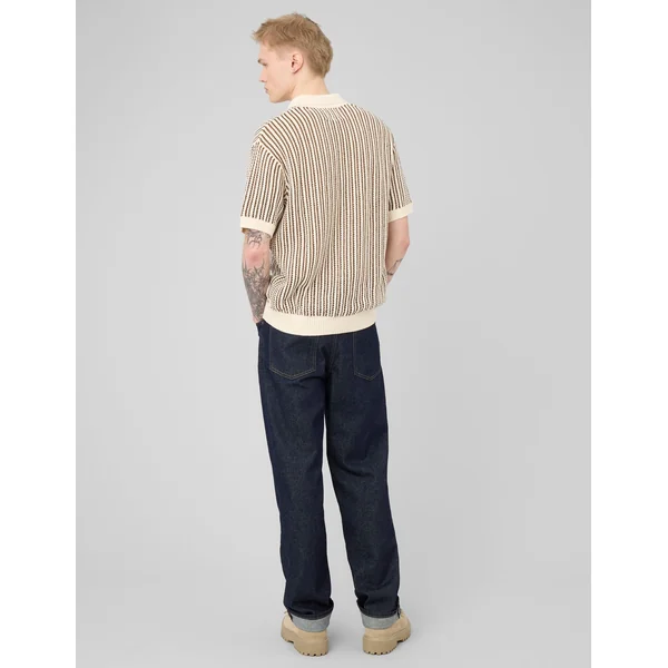 Polo en tricot Marron