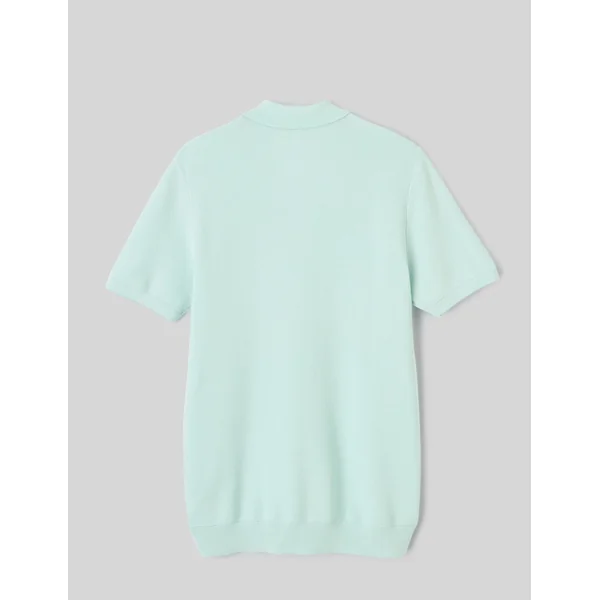 Polo matière fantaisie Menthe
