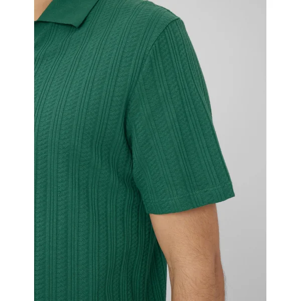 Polo matière fantaisie Vert