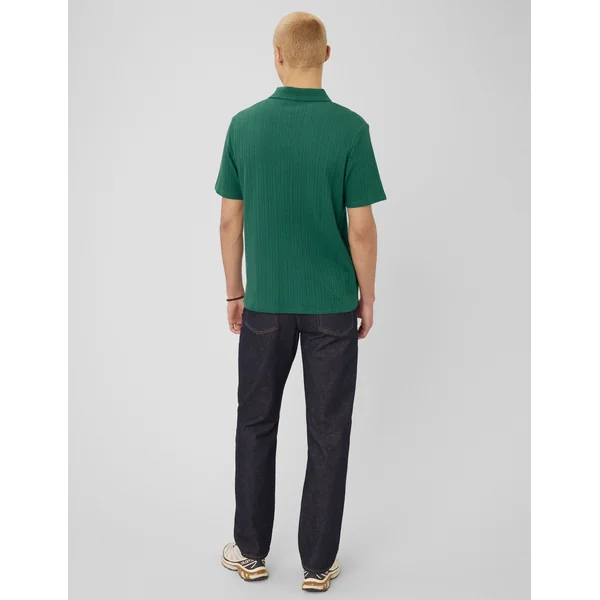 Polo matière fantaisie Vert